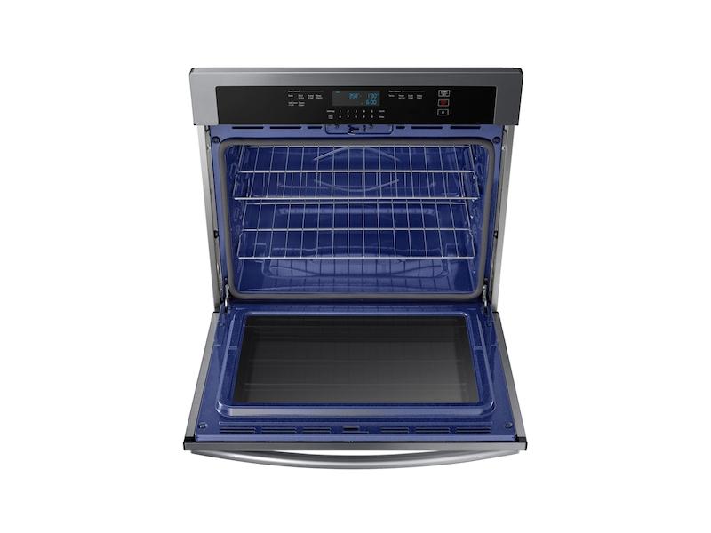30" Single Wall Oven in Black Stainless Steel