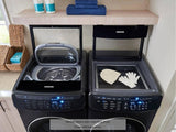 5.5 cu. ft. Smart Washer with FlexWash™ in Black Stainless Steel