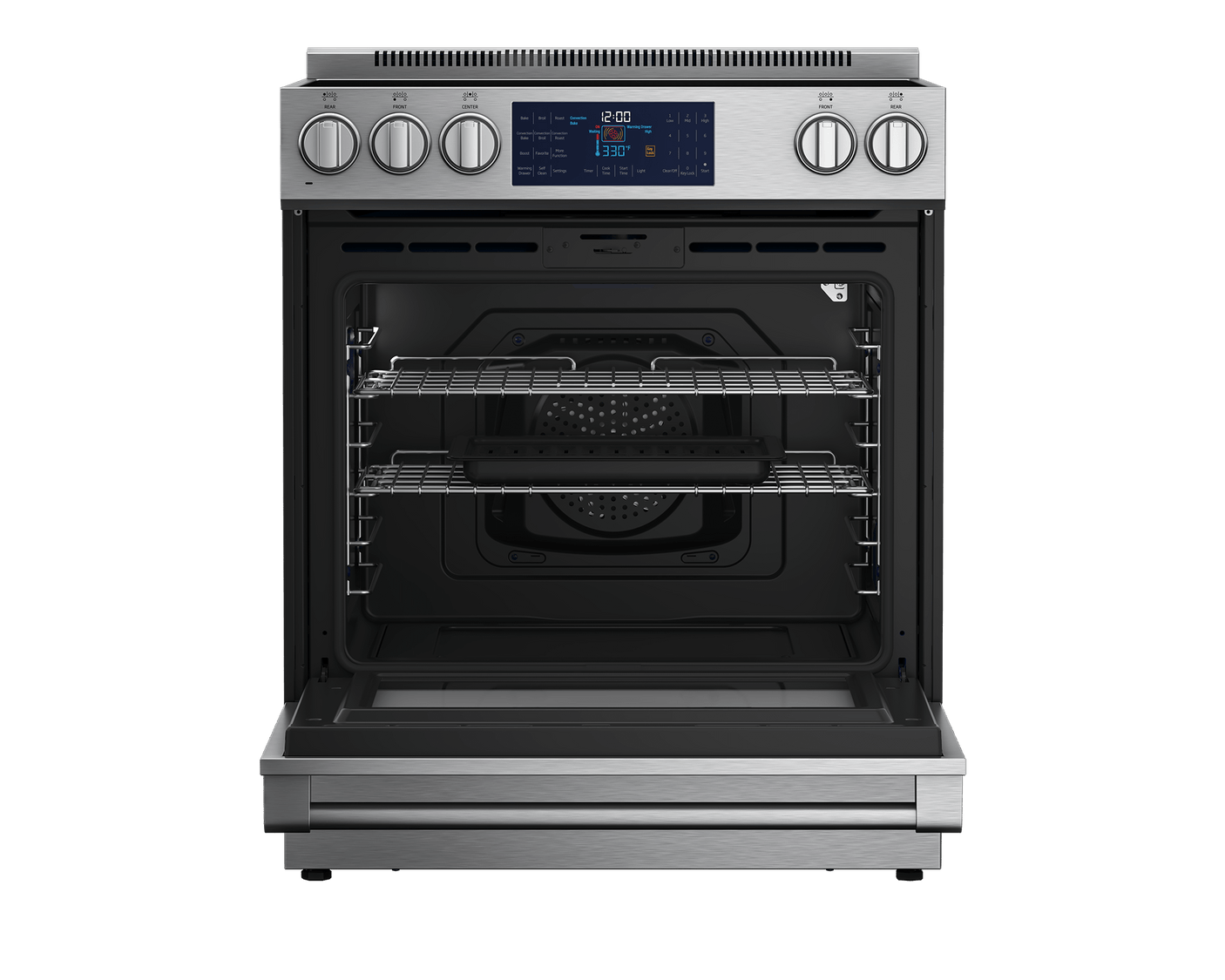 30" Stainless Steel Slide-In Electric Range