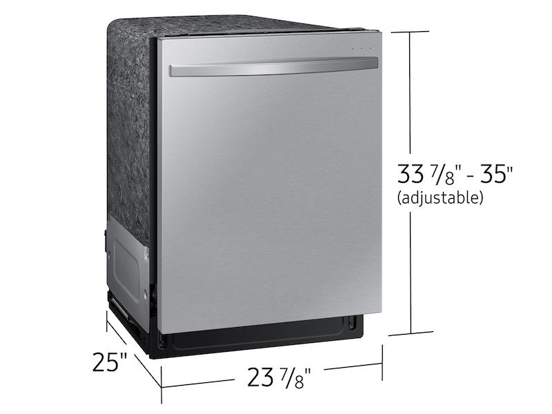 Smart 44dBA Dishwasher with StormWash+™ in Stainless Steel