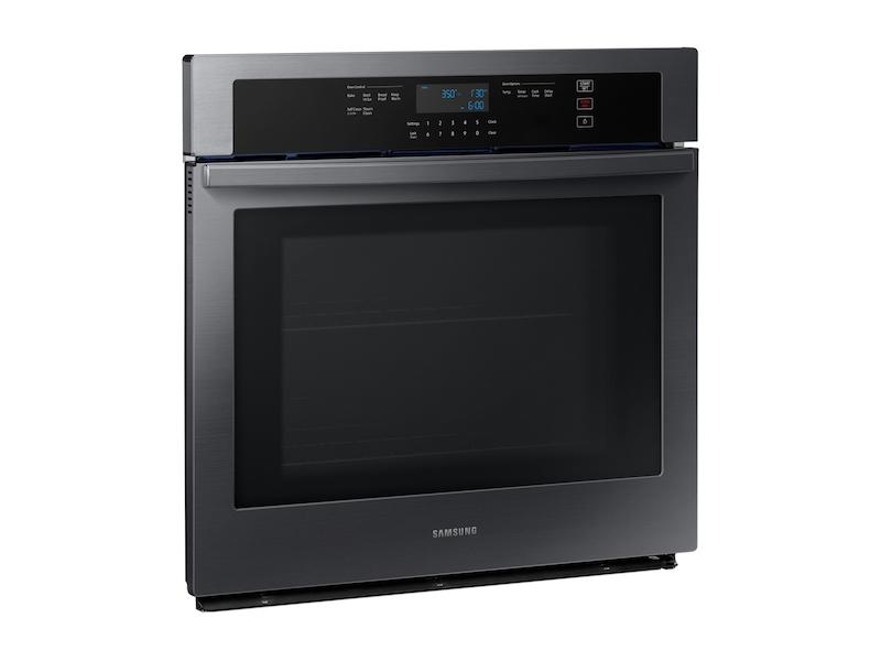 30" Single Wall Oven in Black Stainless Steel