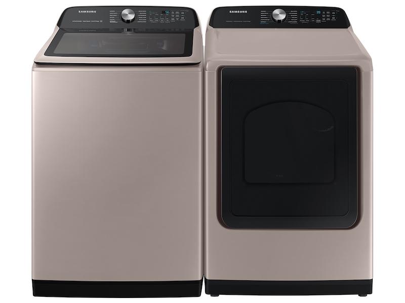 7.4 cu. ft. Smart Electric Dryer with Steam Sanitize+ in Champagne