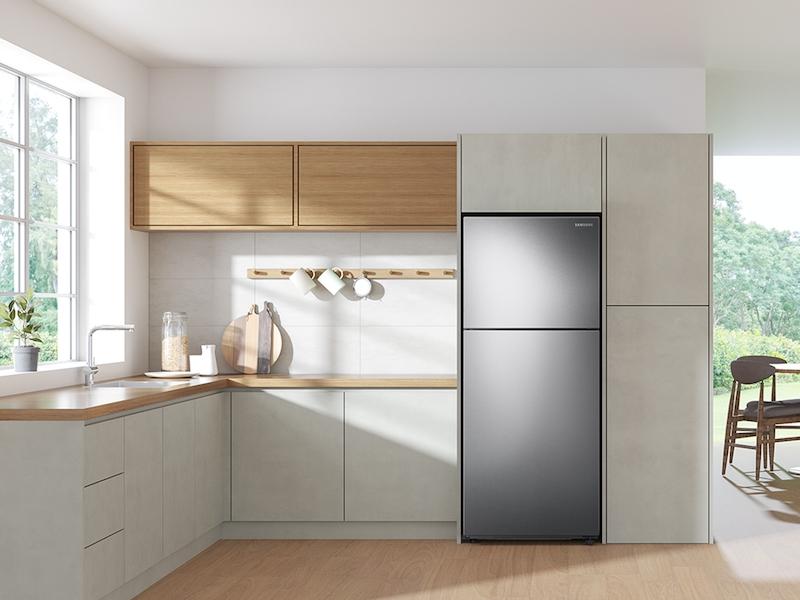 15.6 cu. ft. Top Freezer Refrigerator with All-Around Cooling in Stainless Steel