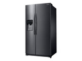 25 cu. ft. Food ShowCase Side-by-Side Refrigerator with Metal Cooling in Black Stainless Steel
