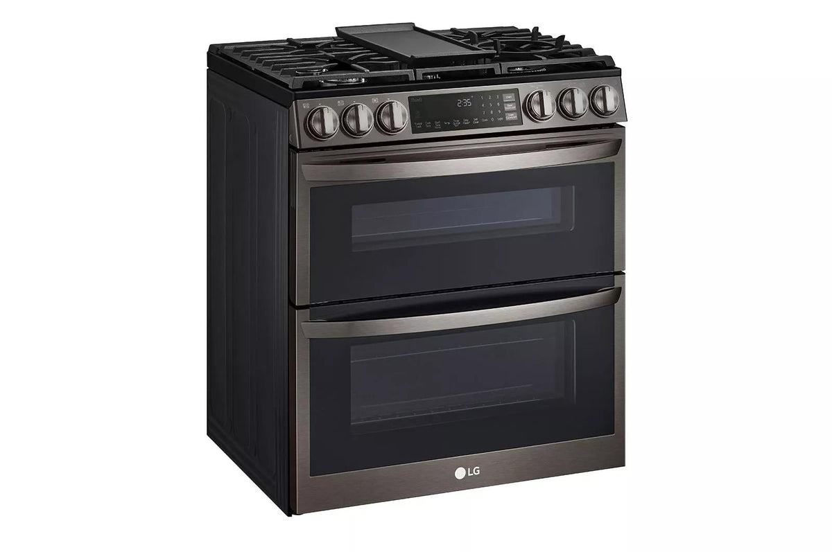 6.9 cu. ft. Smart Gas Double Oven Slide-in Range with InstaView®, ProBake® Convection, Air Fry, and Air Sous Vide