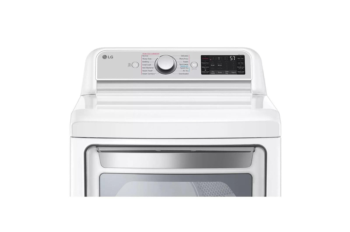 7.3 cu. ft. Ultra Large Capacity Smart wi-fi Enabled Rear Control Gas Dryer with TurboSteam™