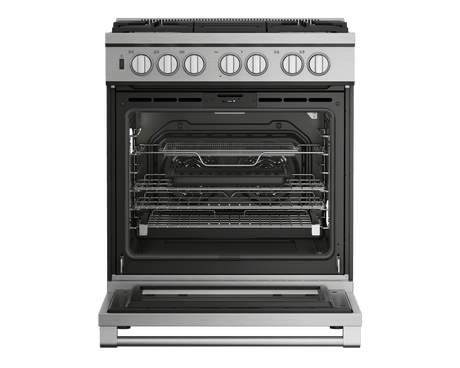 30" Stainless Steel Pro-Style Dual Fuel Range