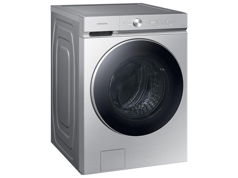 Bespoke 5.3 cu. ft. Ultra Capacity Front Load Washer with AI OptiWash™ and Auto Dispense in Silver Steel