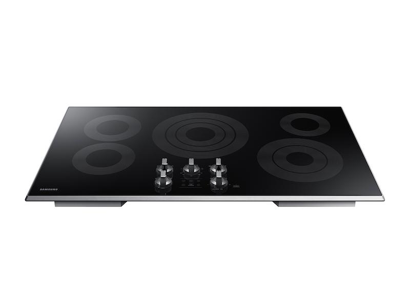 36" Smart Electric Cooktop in Stainless Steel.