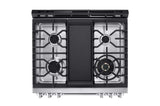 LG STUDIO 6.3 cu. ft. InstaView® Gas Slide-in Range with ProBake Convection® and Air Fry