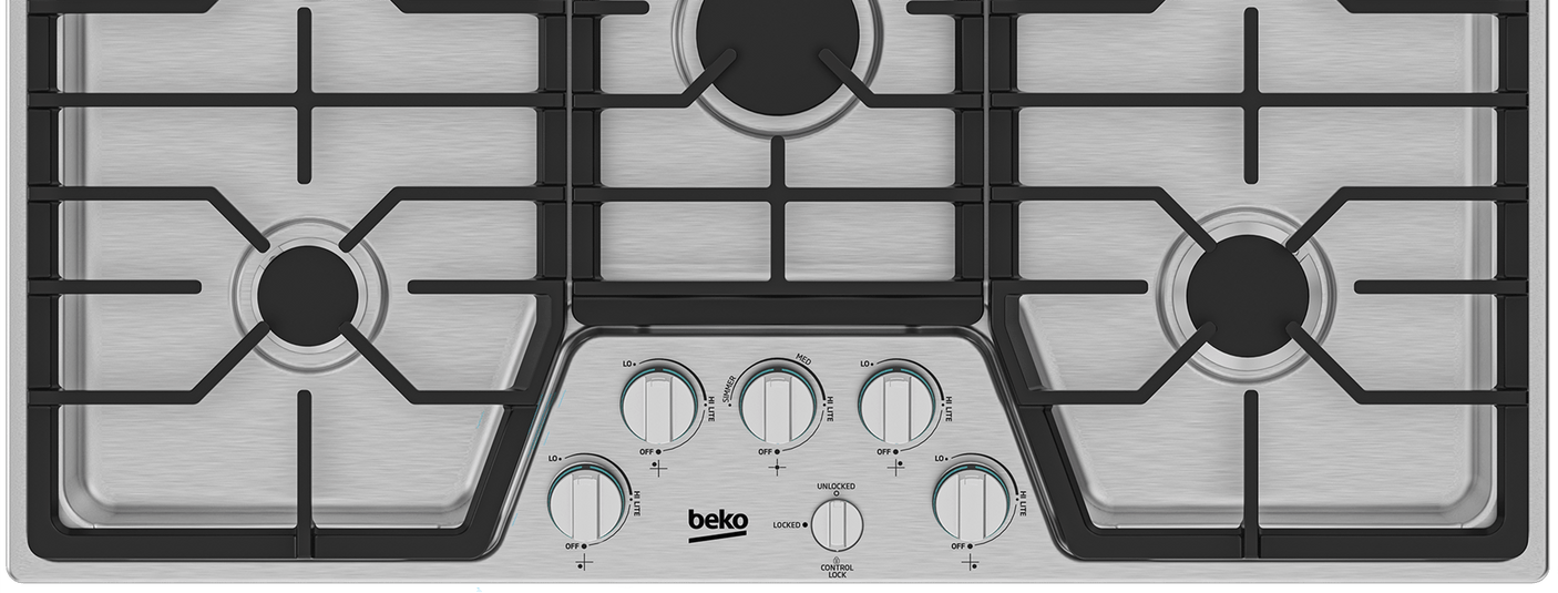 36" Built-In Gas Cooktop with 5 Burners