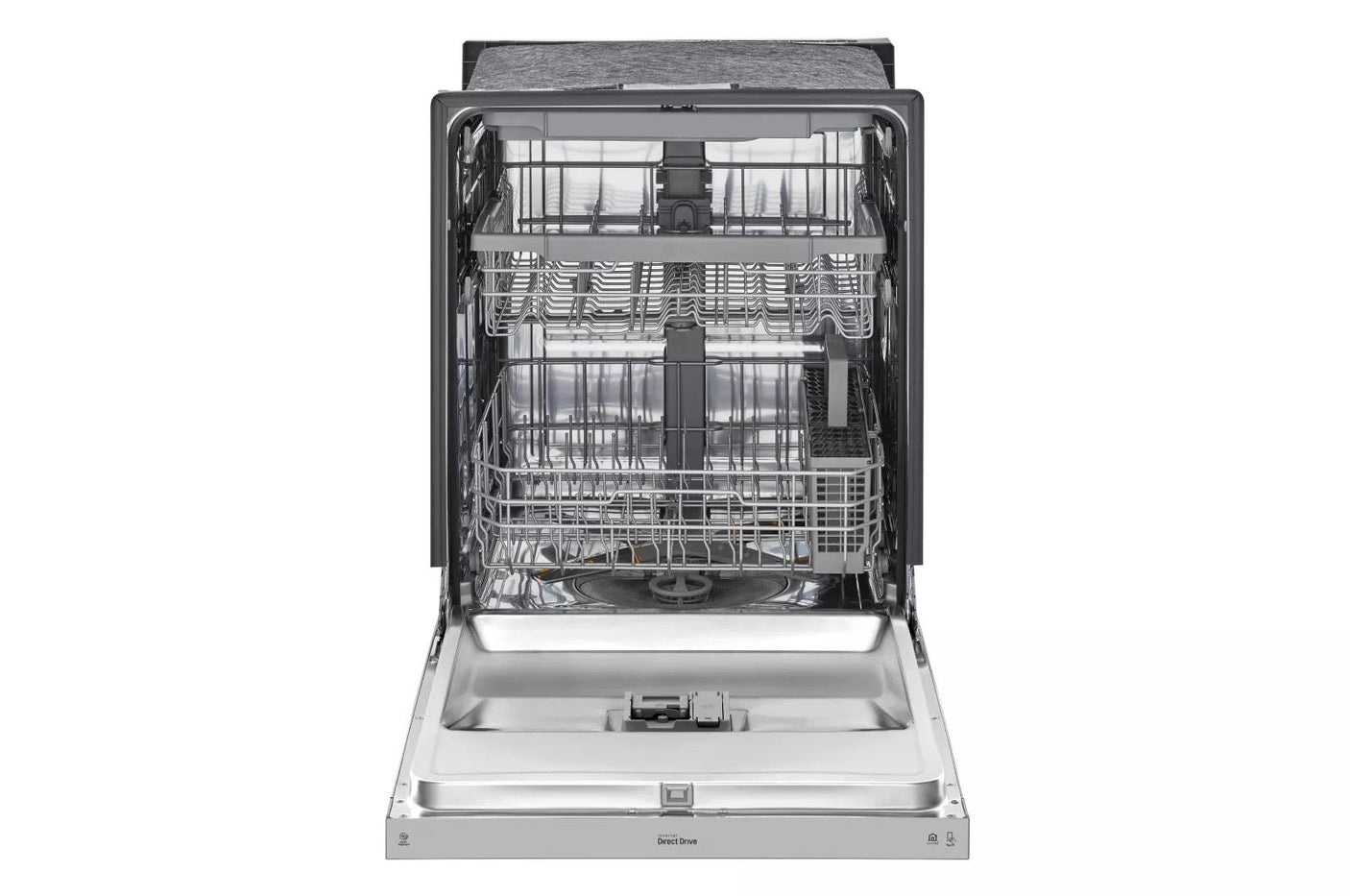 24-inch Wide QuadWash™ Front Control Dishwasher - Stainless Steel