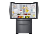 22 cu. ft. Family Hub™ Counter Depth 4-Door Flex™ Refrigerator in Black Stainless Steel