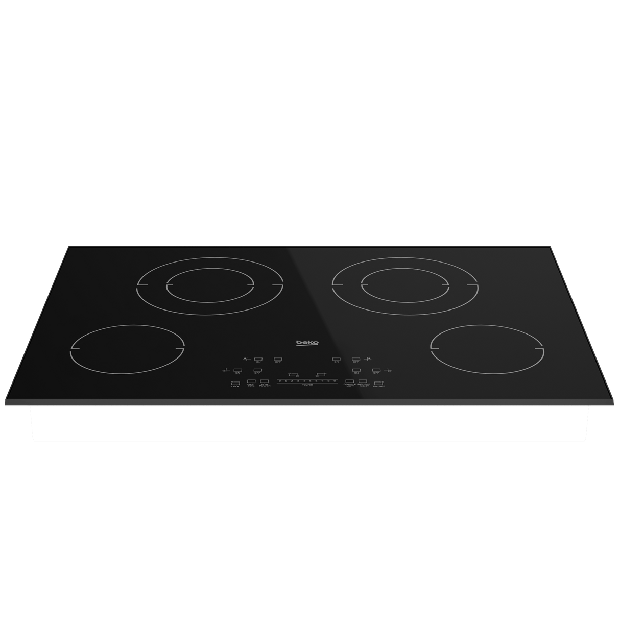 30" Built-In Electric Cooktop with 4 Burners and Touch Control