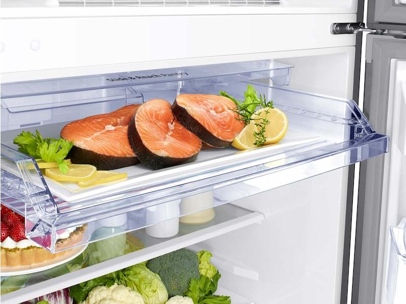 18 cu. ft. Top Freezer Refrigerator with FlexZone™ in Stainless Steel