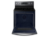 5.9 cu. ft. Freestanding Electric Range with Air Fry and Convection in Black Stainless Steel