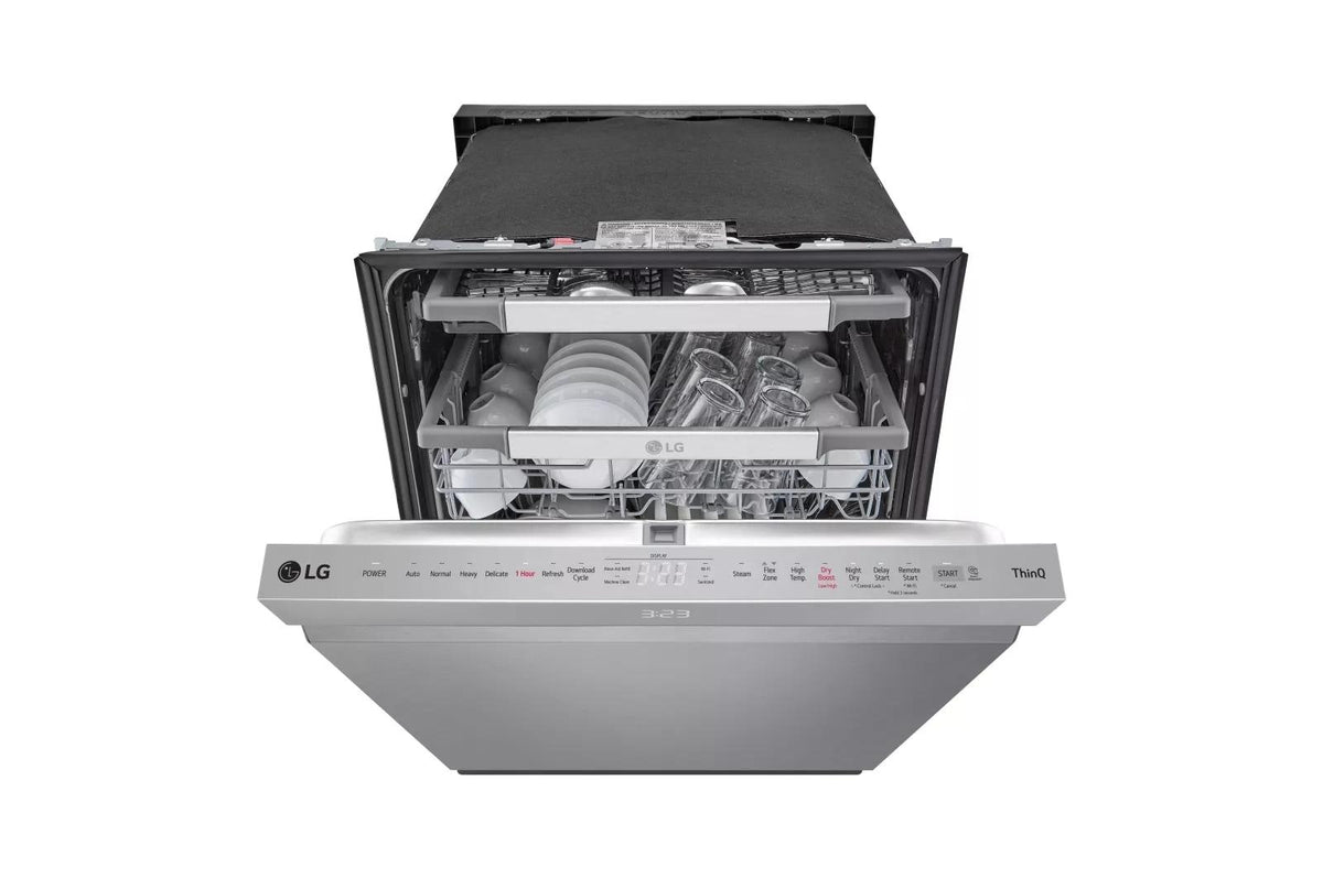 Smart Top Control Dishwasher with 1-Hour Wash & Dry, QuadWash® Pro, TrueSteam® and Dynamic Heat Dry™