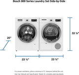 800 Series Compact Condensation Dryer WTG865H4UC