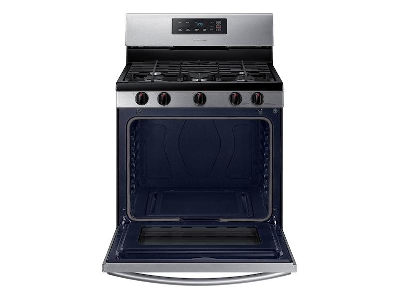 5.8 cu. ft. Freestanding Gas Range in Black Stainless Steel