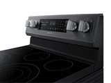 5.9 cu. ft. Freestanding Electric Range with True Convection in Black Stainless Steel