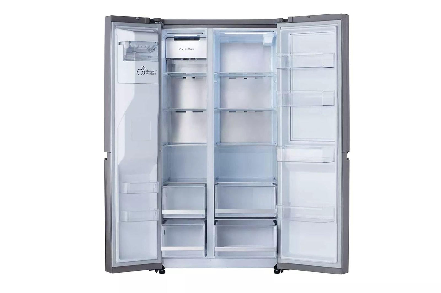 27 cu. ft. 36-inch Wide Side-by-Side Refrigerator - Stainless Steel