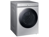 Bespoke 7.6 cu. ft. Ultra Capacity Electric Dryer with AI Optimal Dry and Super Speed Dry in Silver Steel