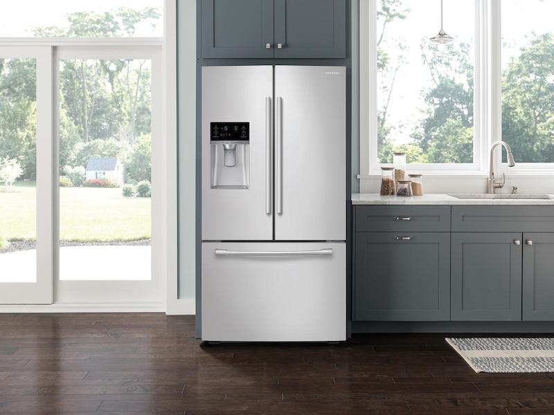 23 cu. ft. French Door Refrigerator in White
