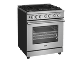 30" Stainless Steel Pro-Style Gas Range