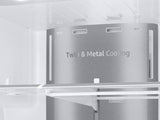 22 cu. ft. Family Hub™ Counter Depth 4-Door Flex™ Refrigerator in Black Stainless Steel