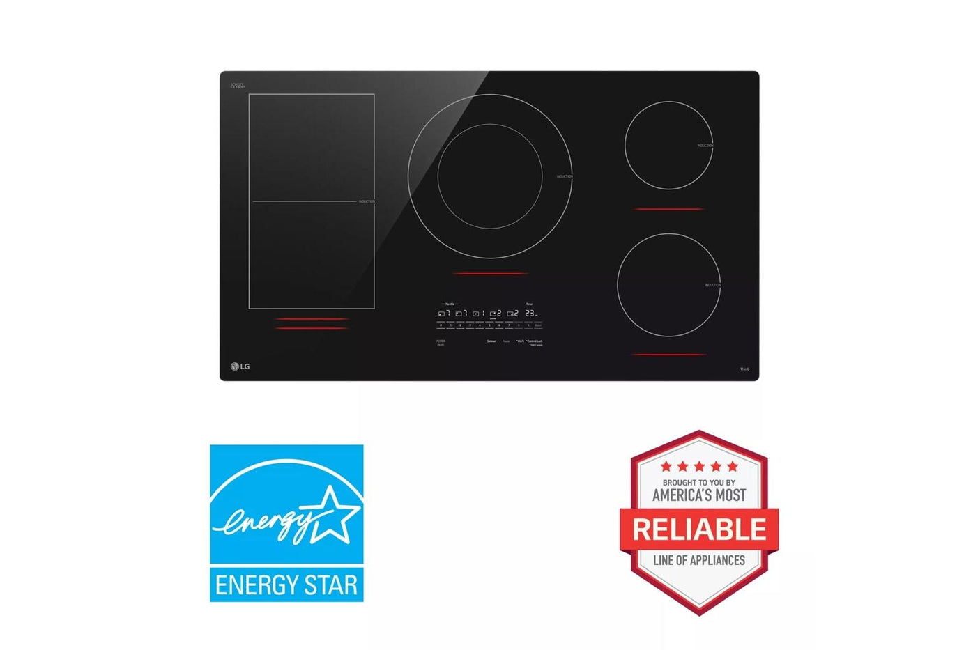 36" Smart Induction Cooktop with UltraHeat™ 5.0kW Element