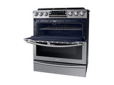 5.8 cu. ft. Slide-in Dual Fuel Range with Flex Duo™ & Dual Door in Stainless Steel