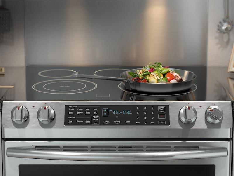 5.8 cu. ft. Slide-in Electric Range in Stainless Steel