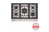 LG STUDIO 30" UltraHeat™ Gas Cooktop with EasyClean®