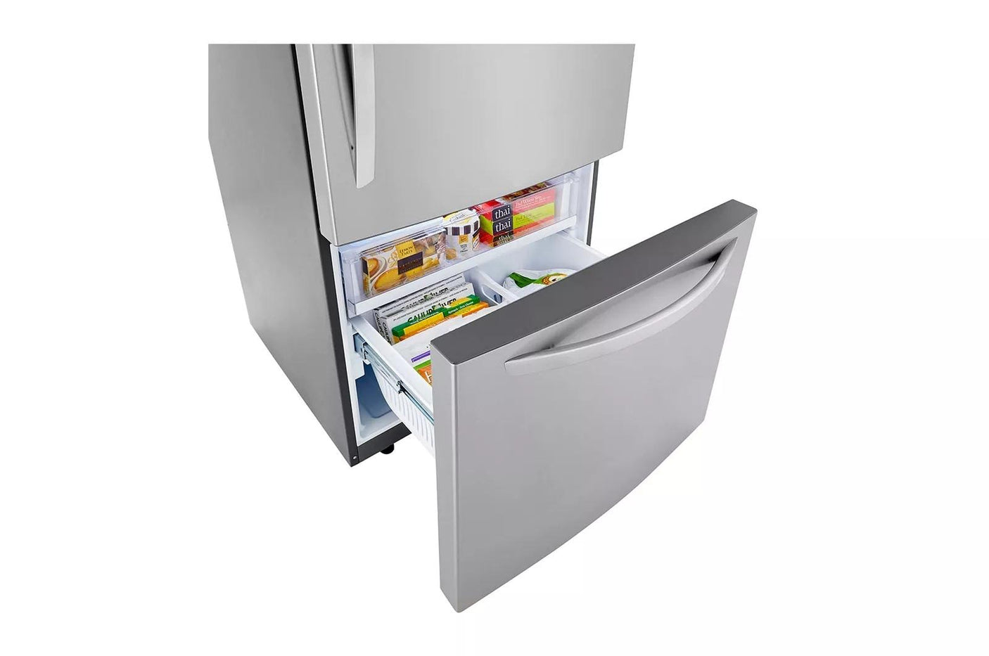 26 cu. ft. 33-inch Wide Bottom Freezer Refrigerator - Stainless Steel