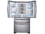 22 cu. ft. Food Showcase Counter Depth 4-Door French Door Refrigerator in Stainless Steel
