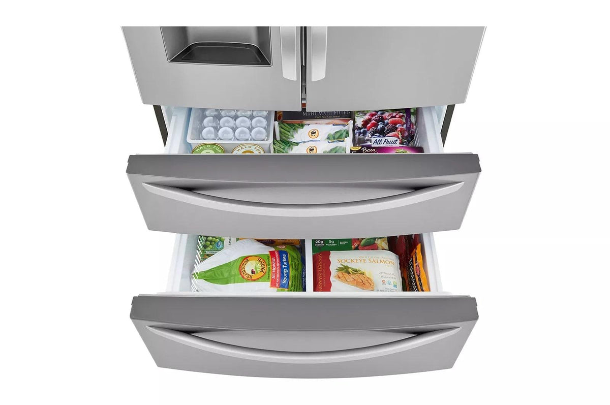 28 cu ft. Smart Double Freezer Refrigerator with Craft Ice™