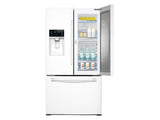 28 cu. ft. Food Showcase 3-Door French Door Refrigerator in White