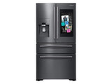 22 cu. ft. Family Hub™ Counter Depth 4-Door Flex™ Refrigerator in Black Stainless Steel
