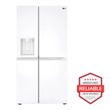 27 cu. ft. Side-by-Side Refrigerator with Smooth Touch Ice Dispenser
