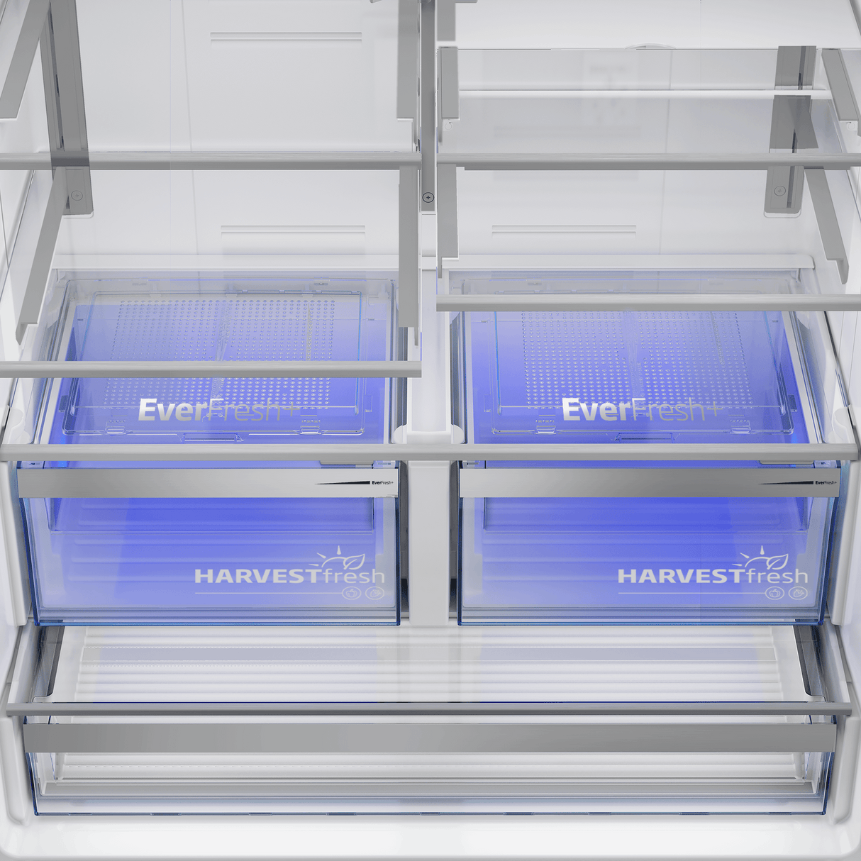 36" French Door Refrigerator with Harvestfresh