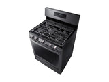 5.8 cu. ft. Freestanding Gas Range with Air Fry and Convection in Black Stainless Steel