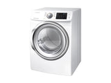 7.5 cu. ft. Gas Dryer with Steam in White