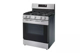 LG 2 Piece Gas Range and Over the Range Microwave Set  LRGL5823S & MVEL2033F