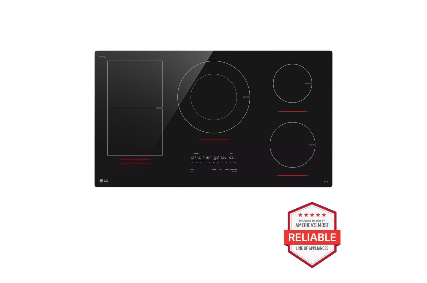 36" Smart Induction Cooktop with UltraHeat™ 5.0kW Element