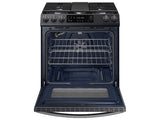 6.0 cu. ft. Smart Slide-in Gas Range with Convection in Black Stainless Steel