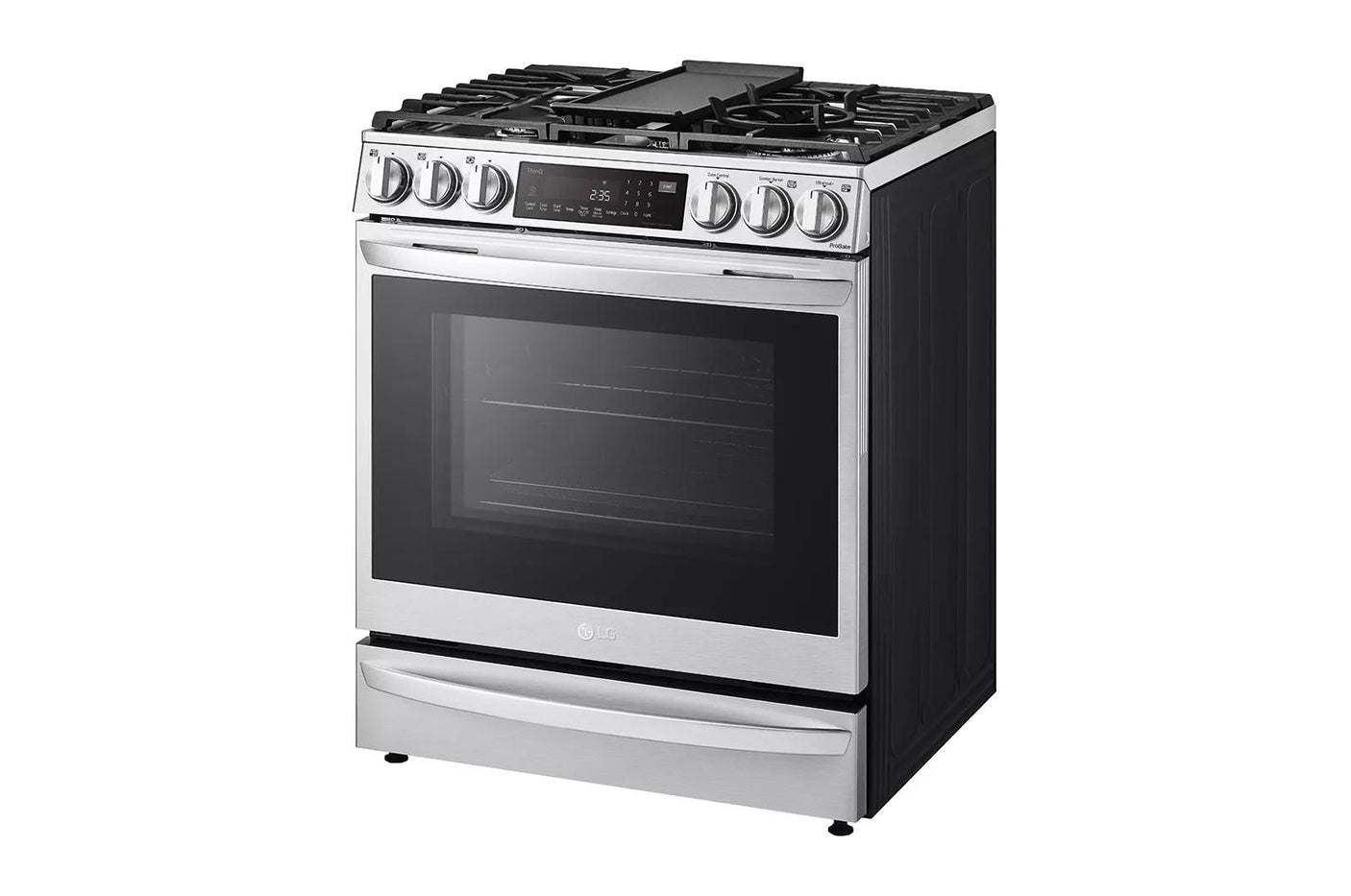 6.3 cu. ft. Smart Gas Slide-in Range with InstaView® ProBake Convection®, Air Fry, and Air Sous Vide