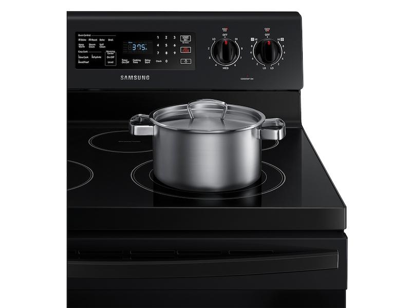 5.9 cu. ft. Freestanding Electric Range with Convection in Black