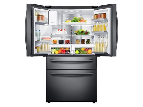 28 cu. ft. Family Hub™ 4-Door French Door Refrigerator in Black Stainless Steel