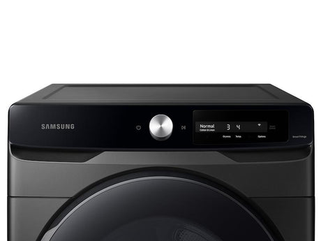 7.5 cu. ft. Smart Dial Electric Dryer with Super Speed Dry in Brushed Black