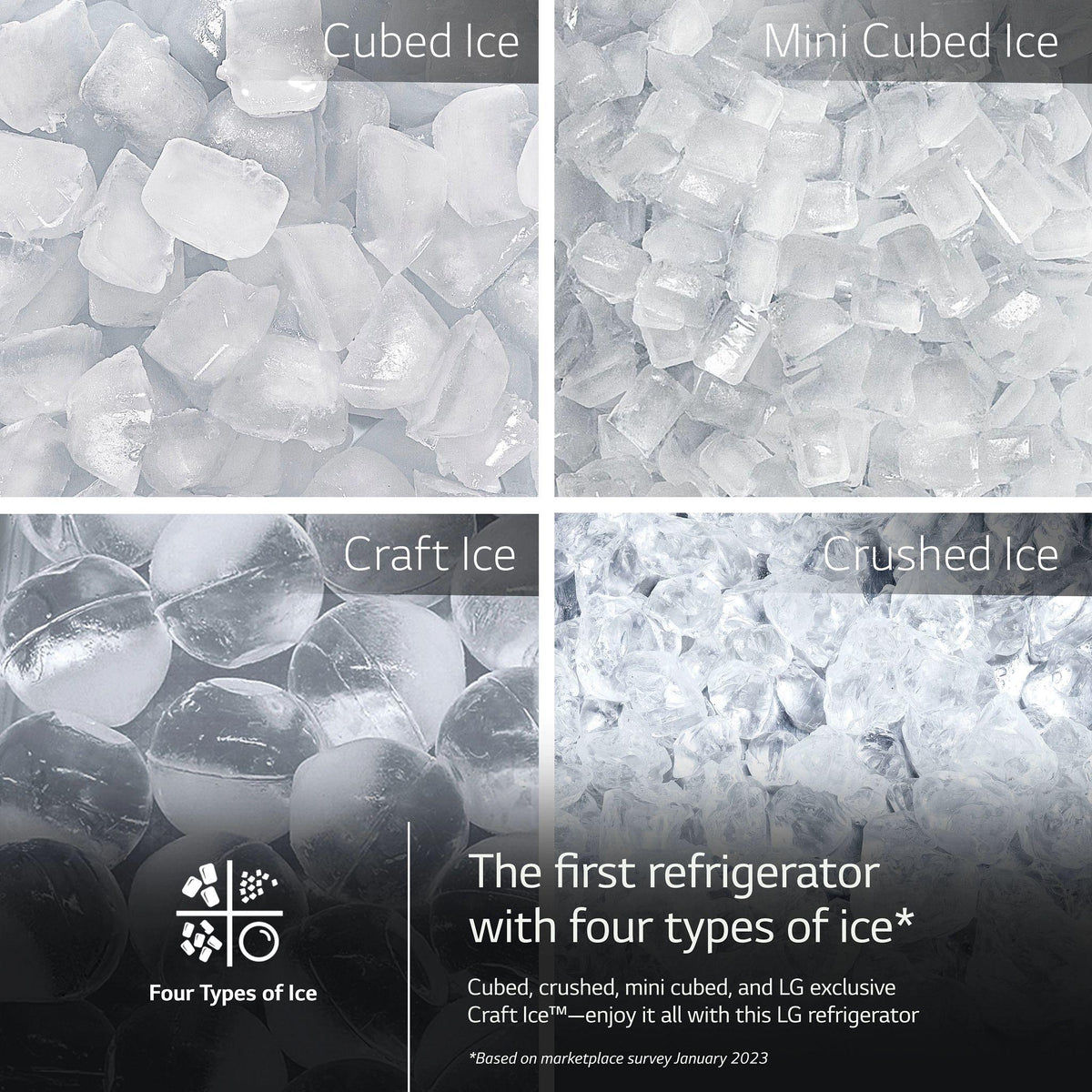 31 cu. ft. Smart Standard-Depth MAX™ French Door Refrigerator with Four Types of Ice
